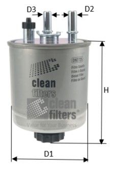 CLEAN FILTERS Polttoainesuodatin DN2725